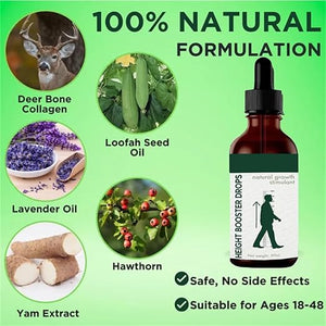 🌟 Height Booster Drops for Kids – 30ml | Boost Growth Naturally! 🧒✨
